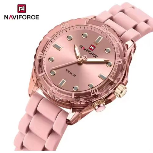LADIES NAVIFORCE NF7115 Fashion Silicon Strap Analog Watch