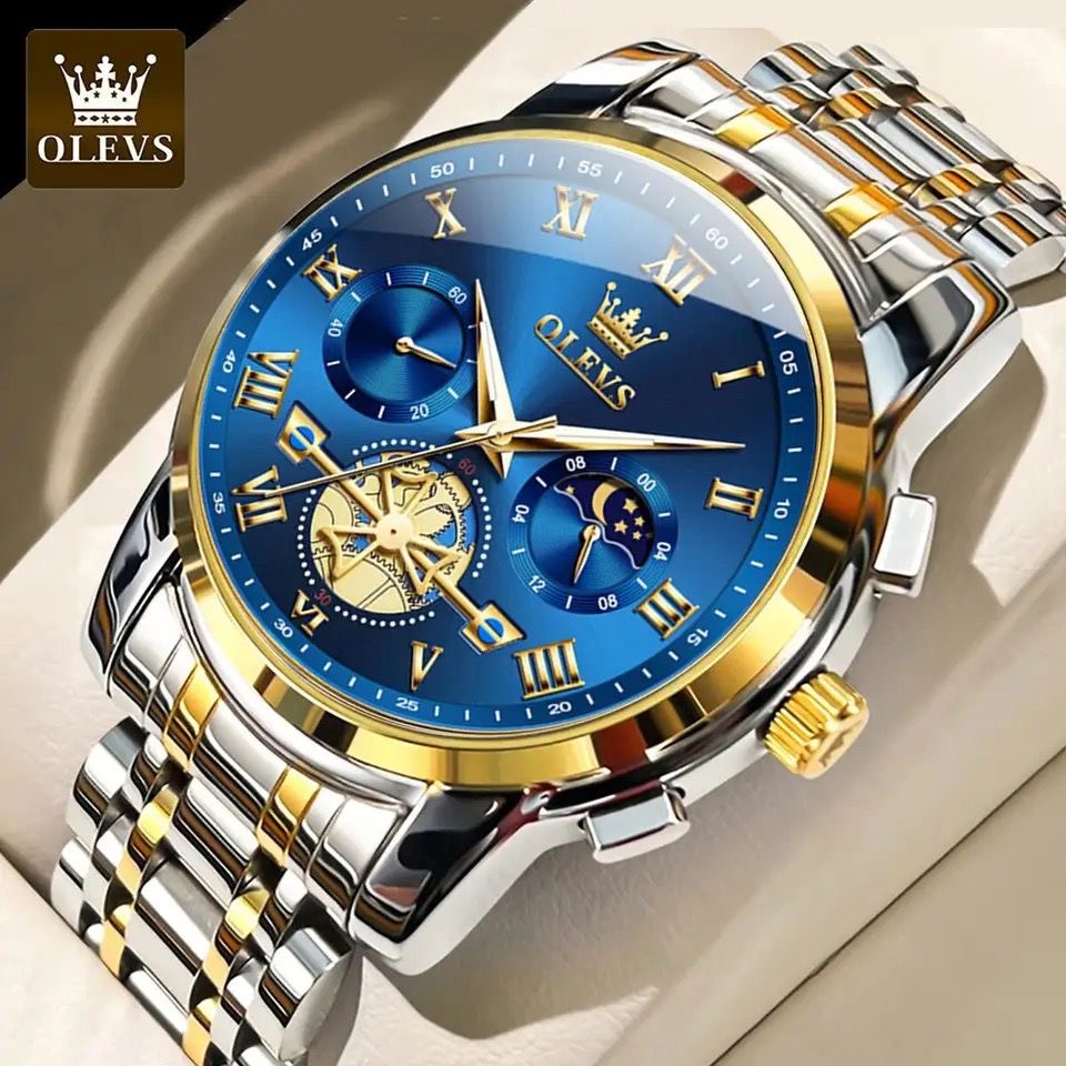 Olevs Moonphase chronograph watch