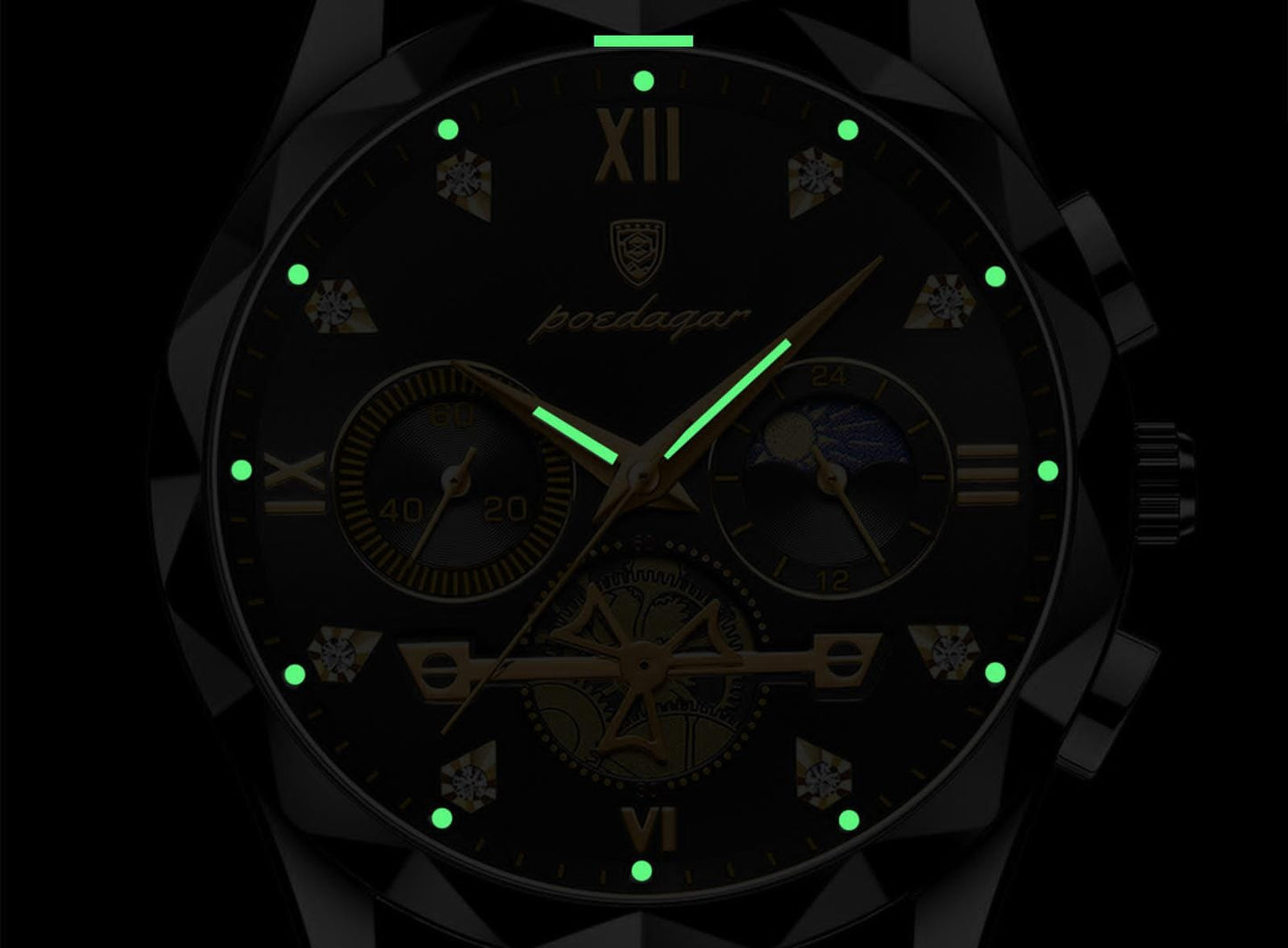 Poedagar 966 Chronograph watch