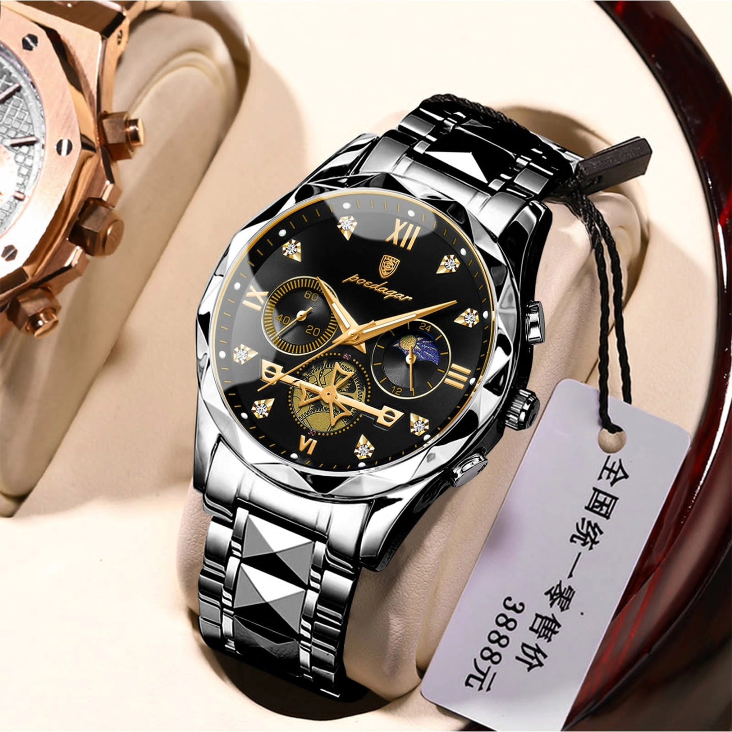 Poedagar 966 Chronograph watch