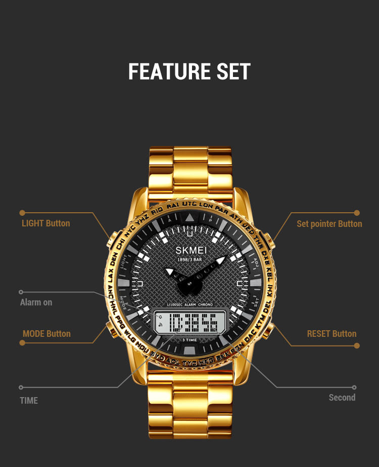 SKMEI GENTS BUSINESS WATCH 1898
