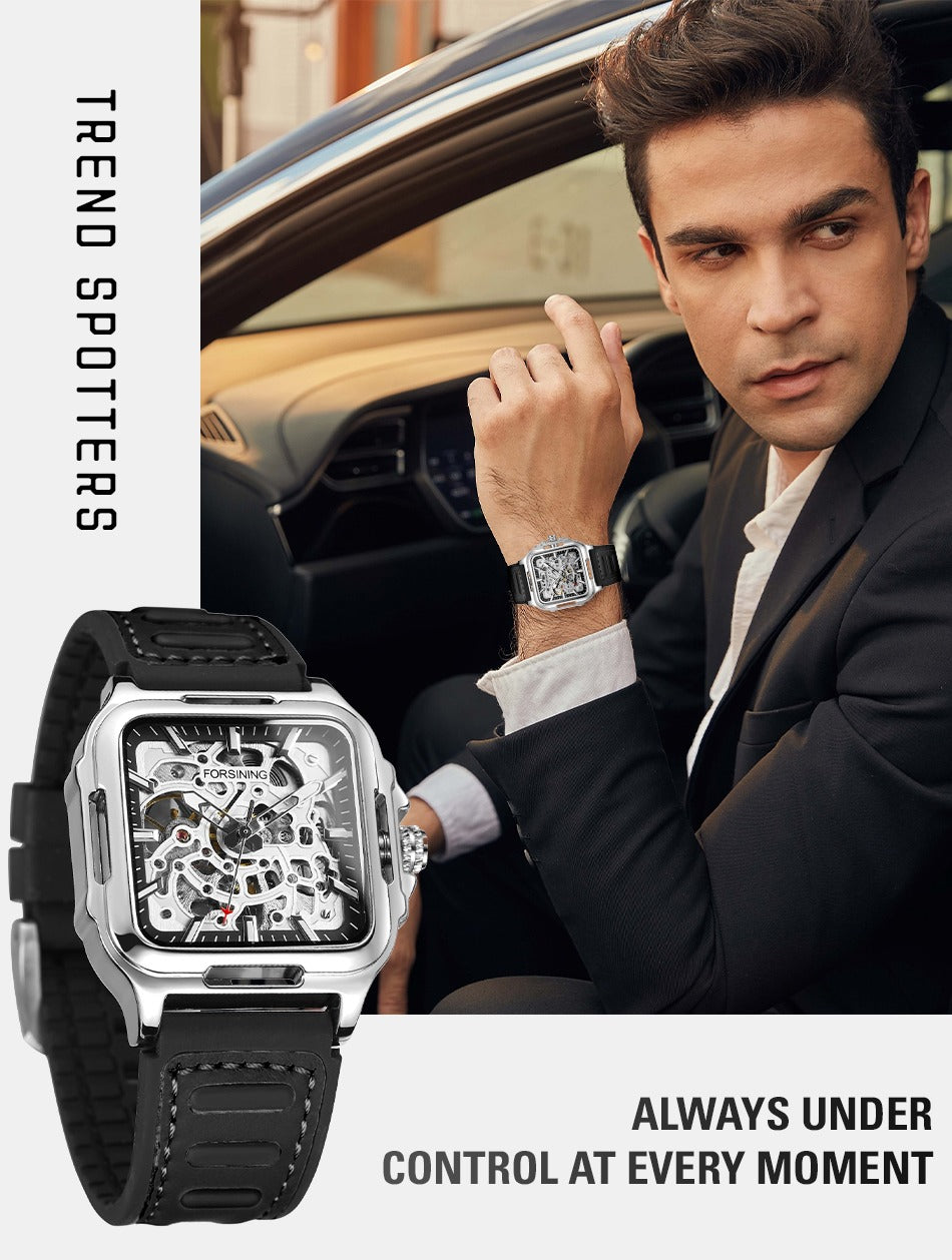 Forsining Square Tourbillion Automatic watch