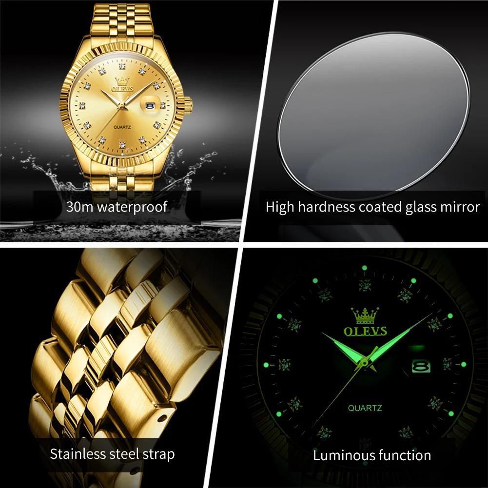 A Gents Olevs 5526 classic watch