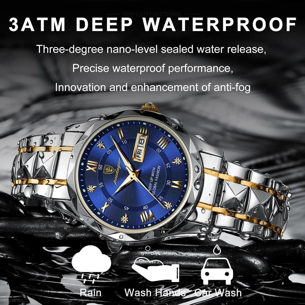 POEDAGAR 615 CLASSIC WATCH