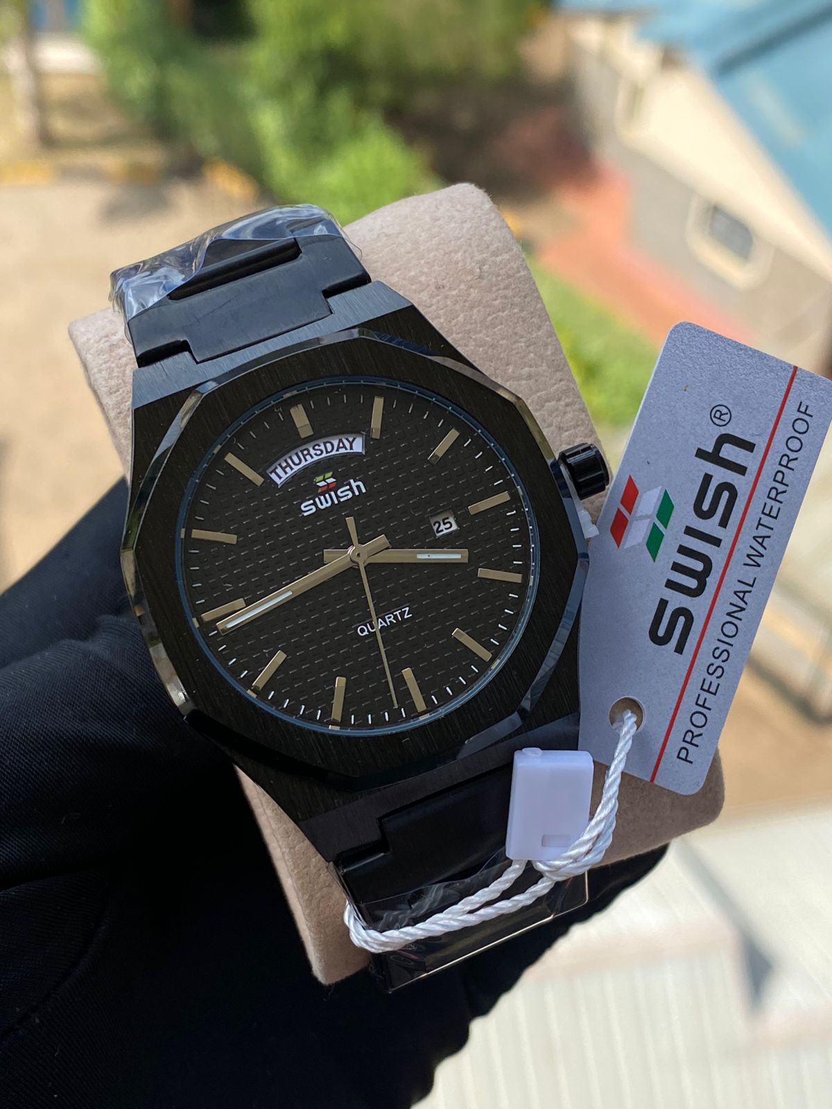Swish octagonal business watch