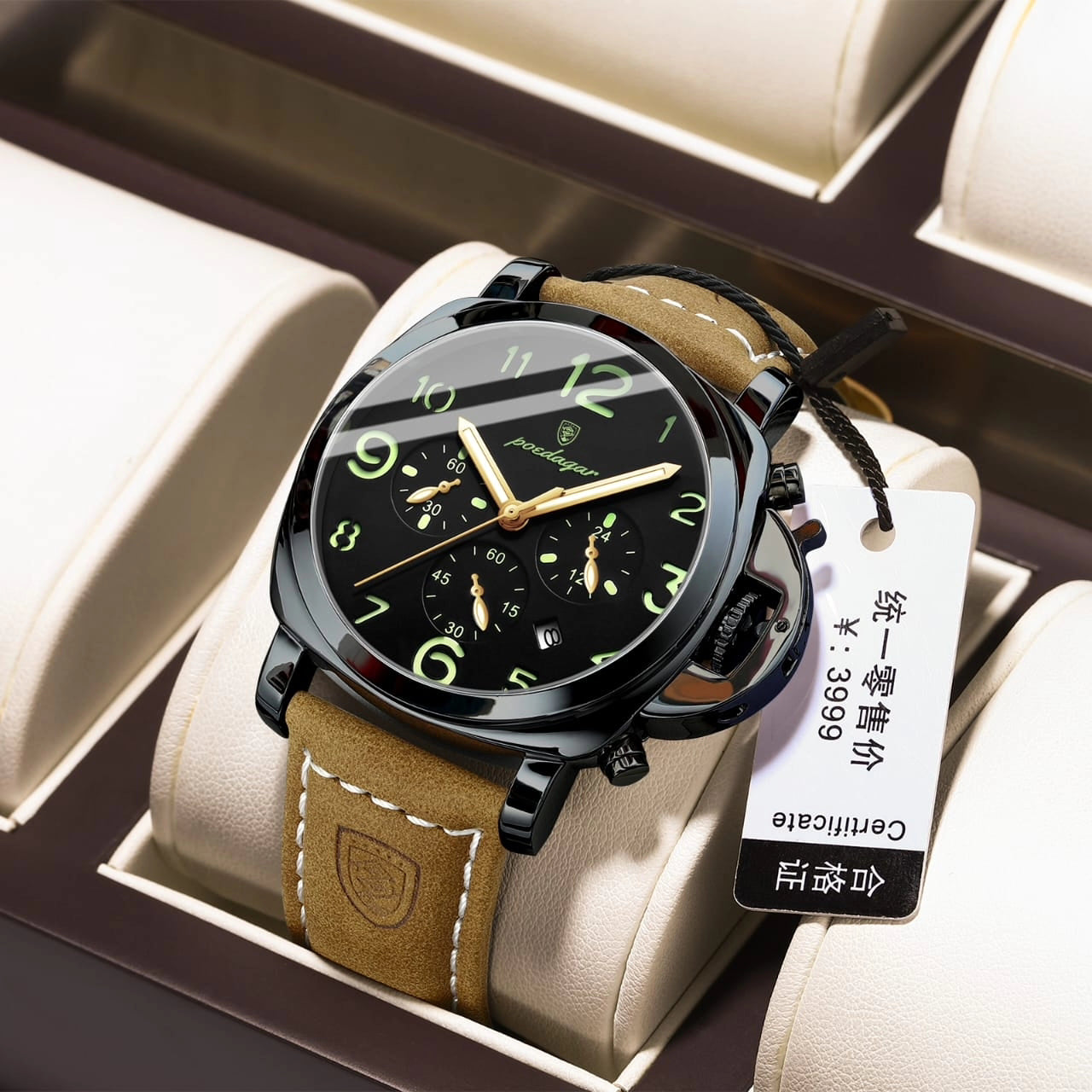 Poedagar Gents Chronograph watch