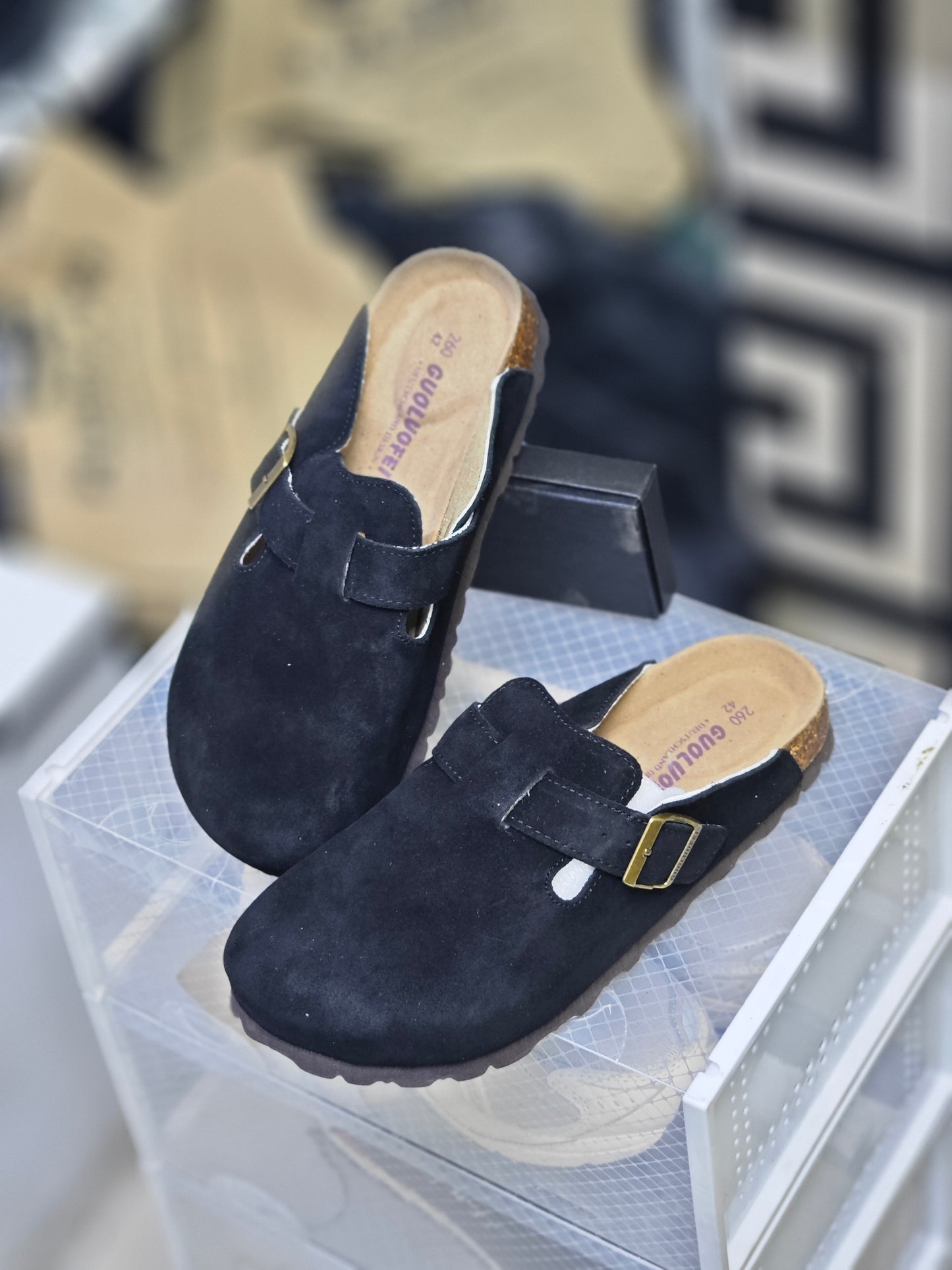 GUOLUOFEI CLOG MULES