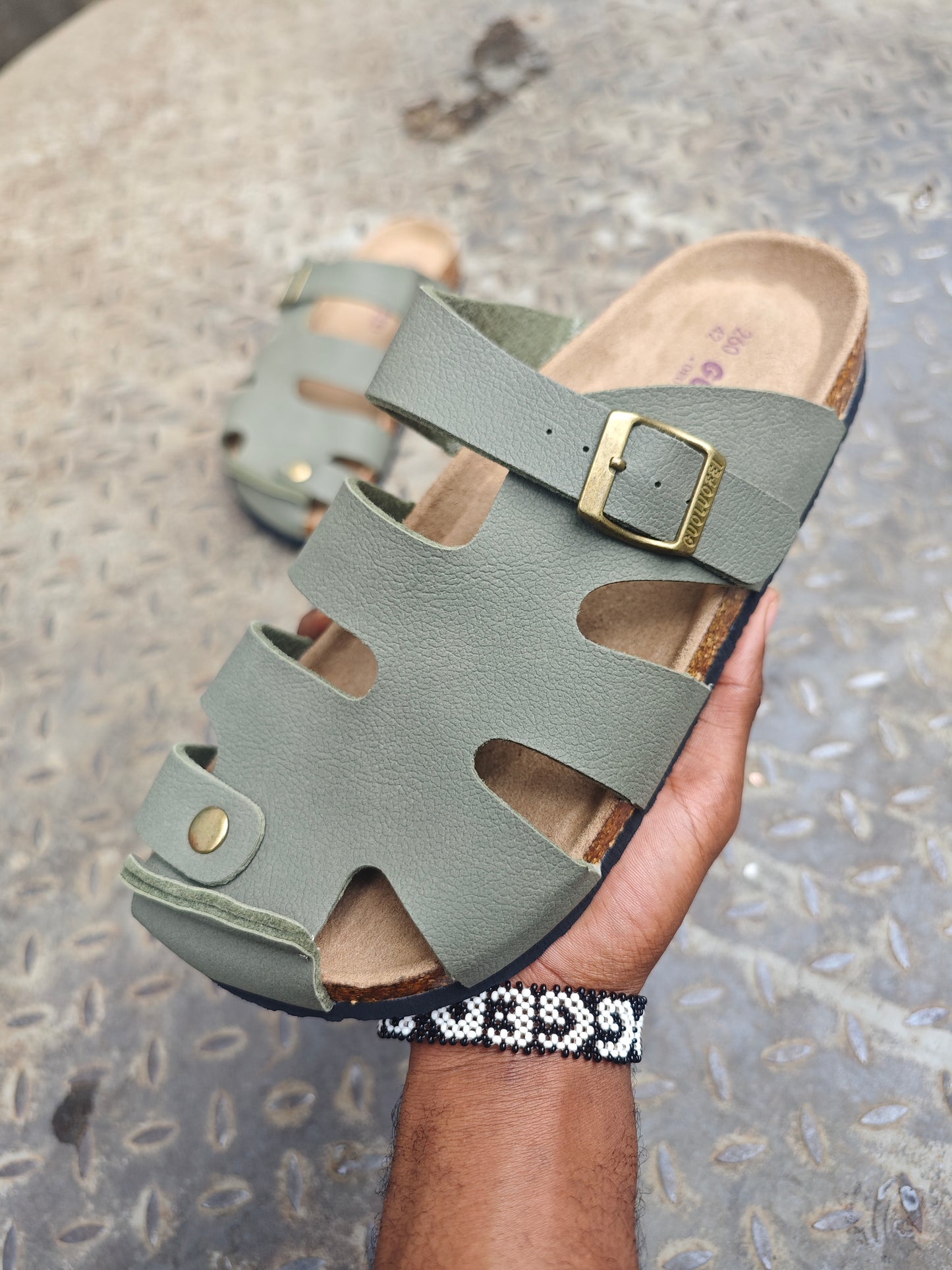 Closed toe Cork Sandals(More colourways available)