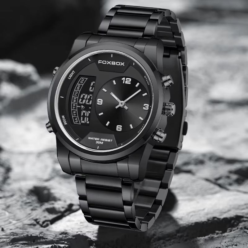 A Foxbox Dual time watch