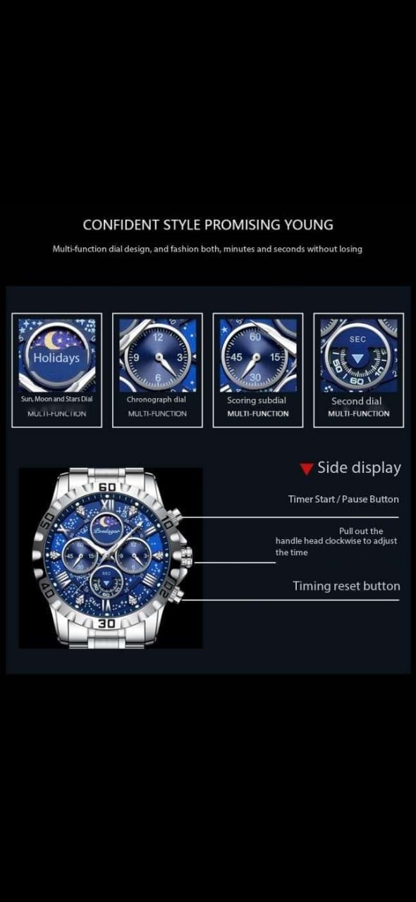 Poedagar 973 Gents Chronograph