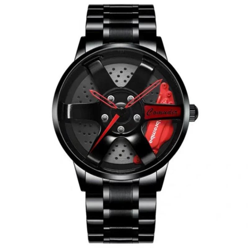 Car inspired wheel watch