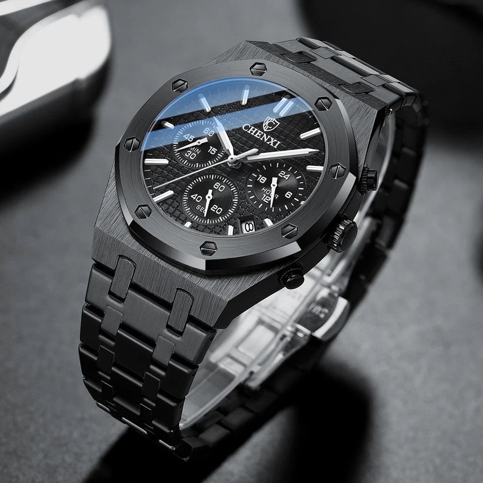 MINIFOCUS metal strap Chronograph Watch