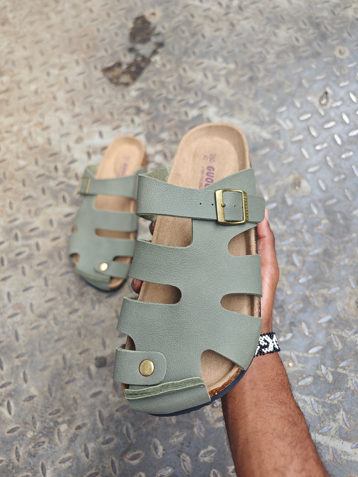 Closed toe Cork Sandals(More colourways available)