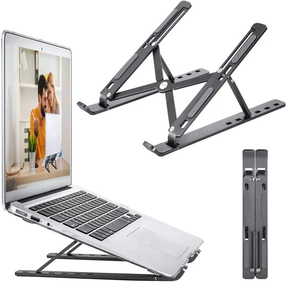 Aluminum laptop stand