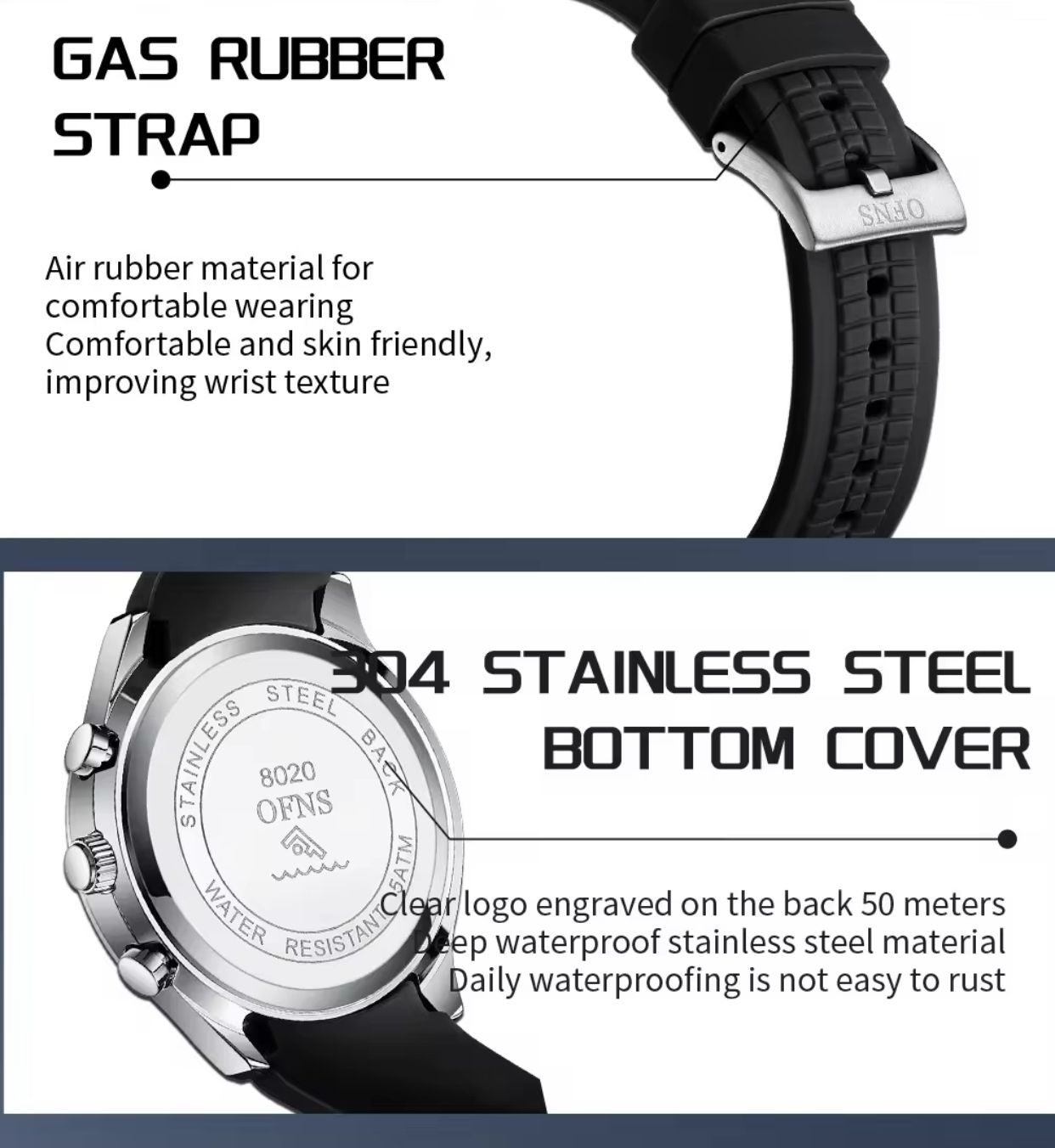 OFNS Chronograph watch