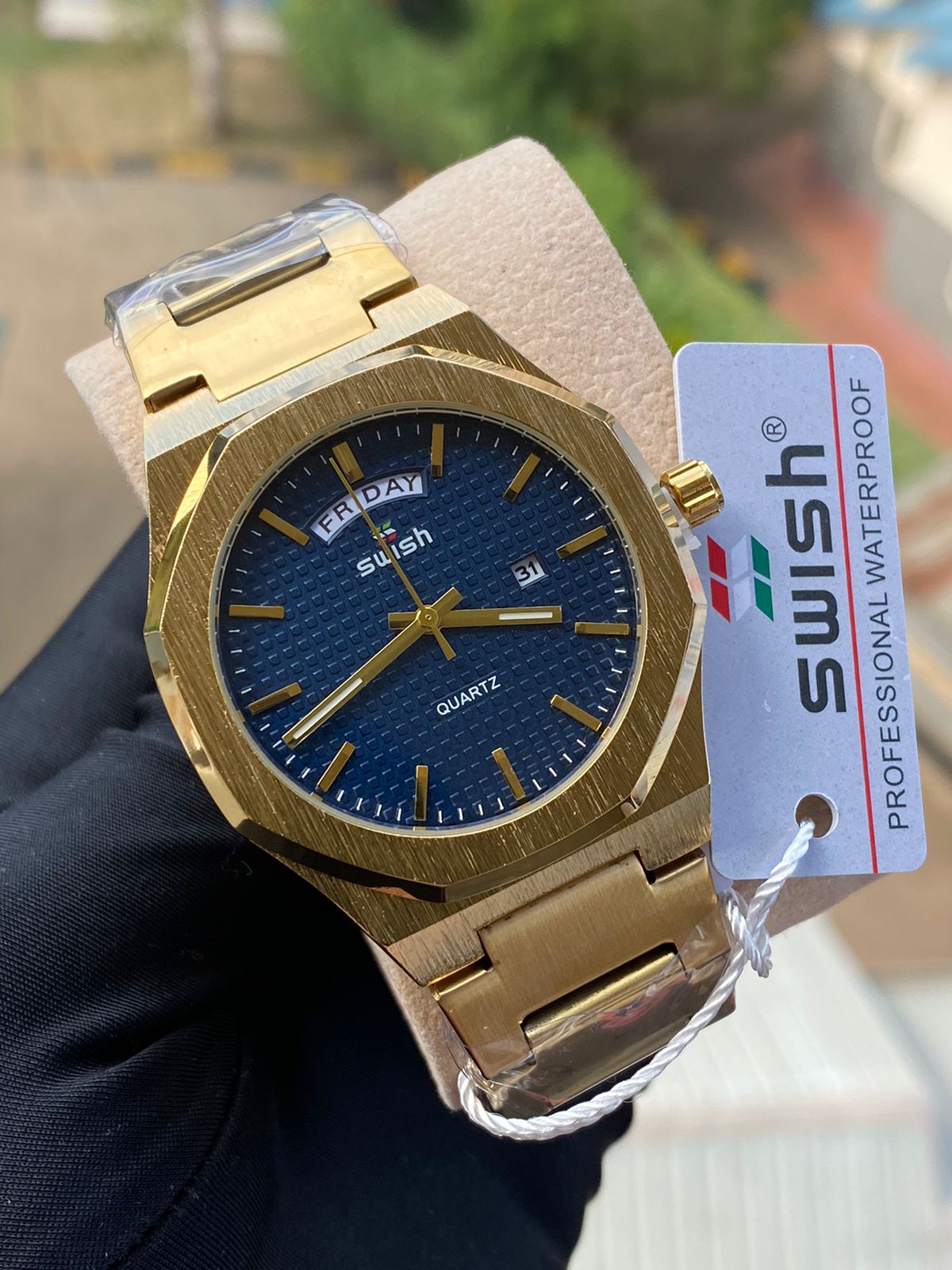 Swish octagonal business watch