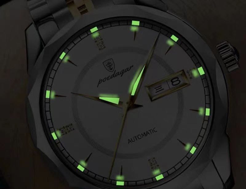 Poedagar Men's 980 day and date display watch