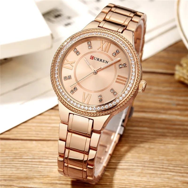 A Curren Ladies 9004 casual luxury watch