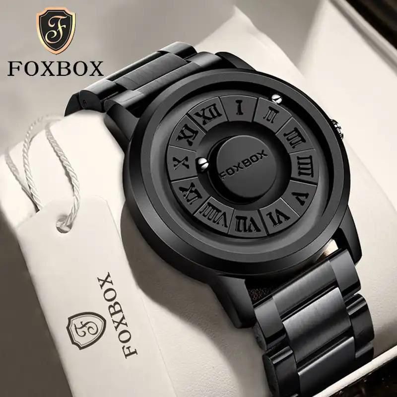 FOXBOX MAGNETIC ROLLING BEADS QUARTZ WATCH