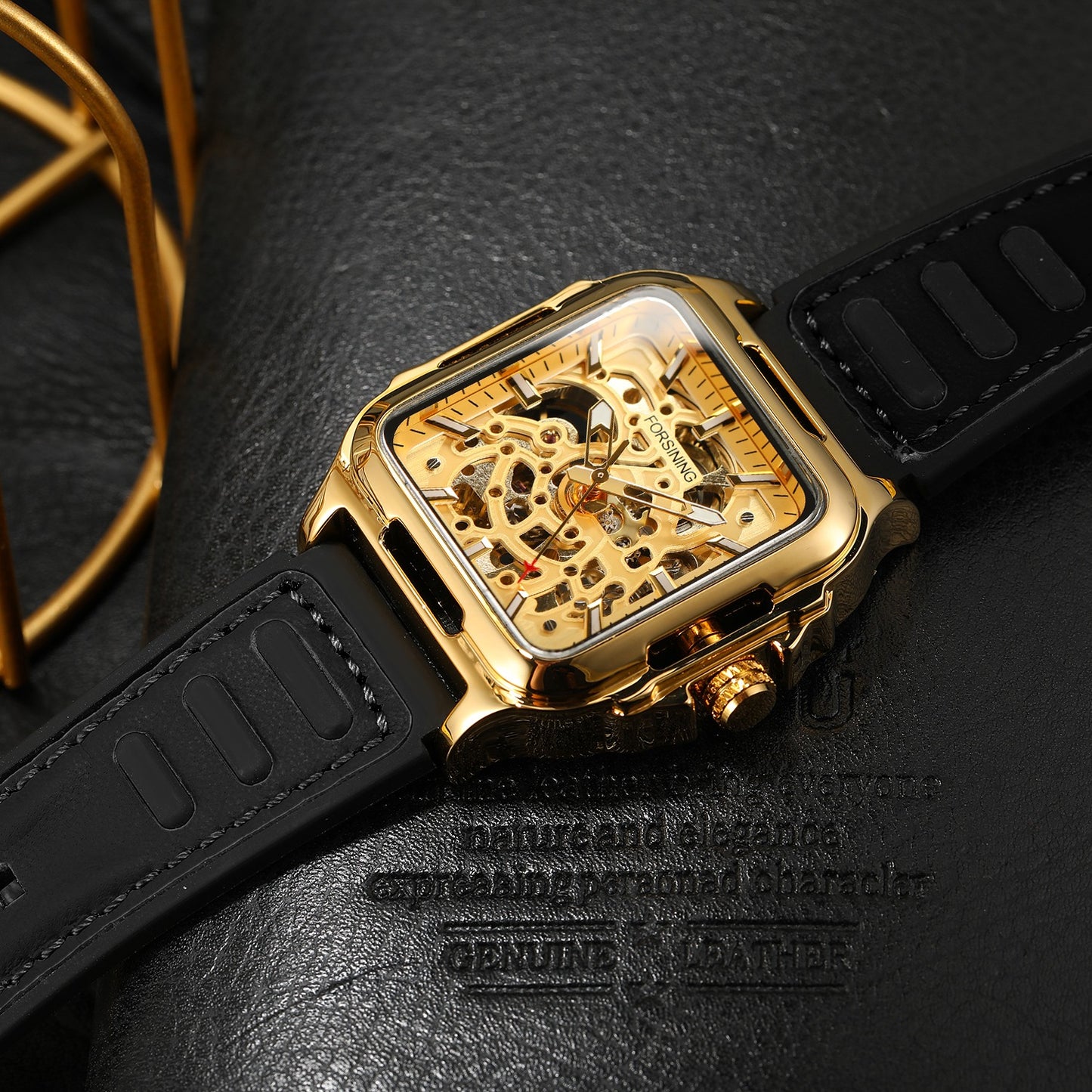 Forsining Square Tourbillion Automatic watch