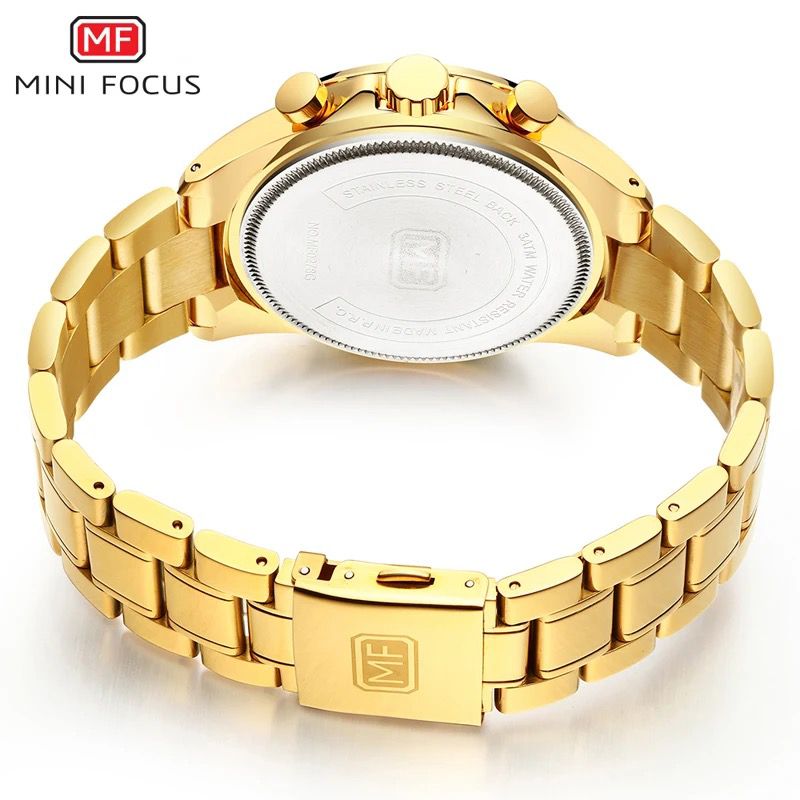 MINIFOCUS metal strap Chronograph Watch