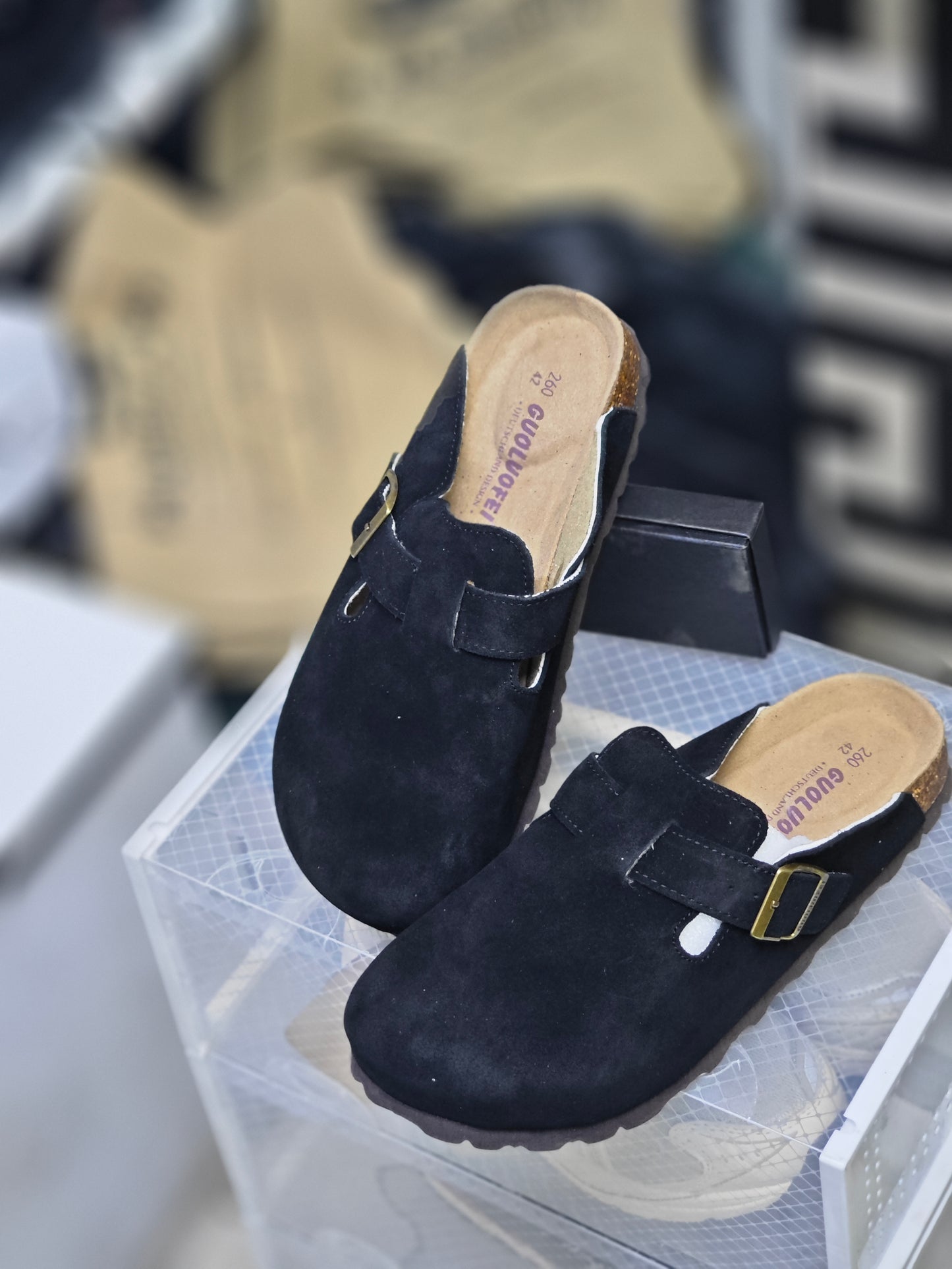GUOLUOFEI CLOG MULES