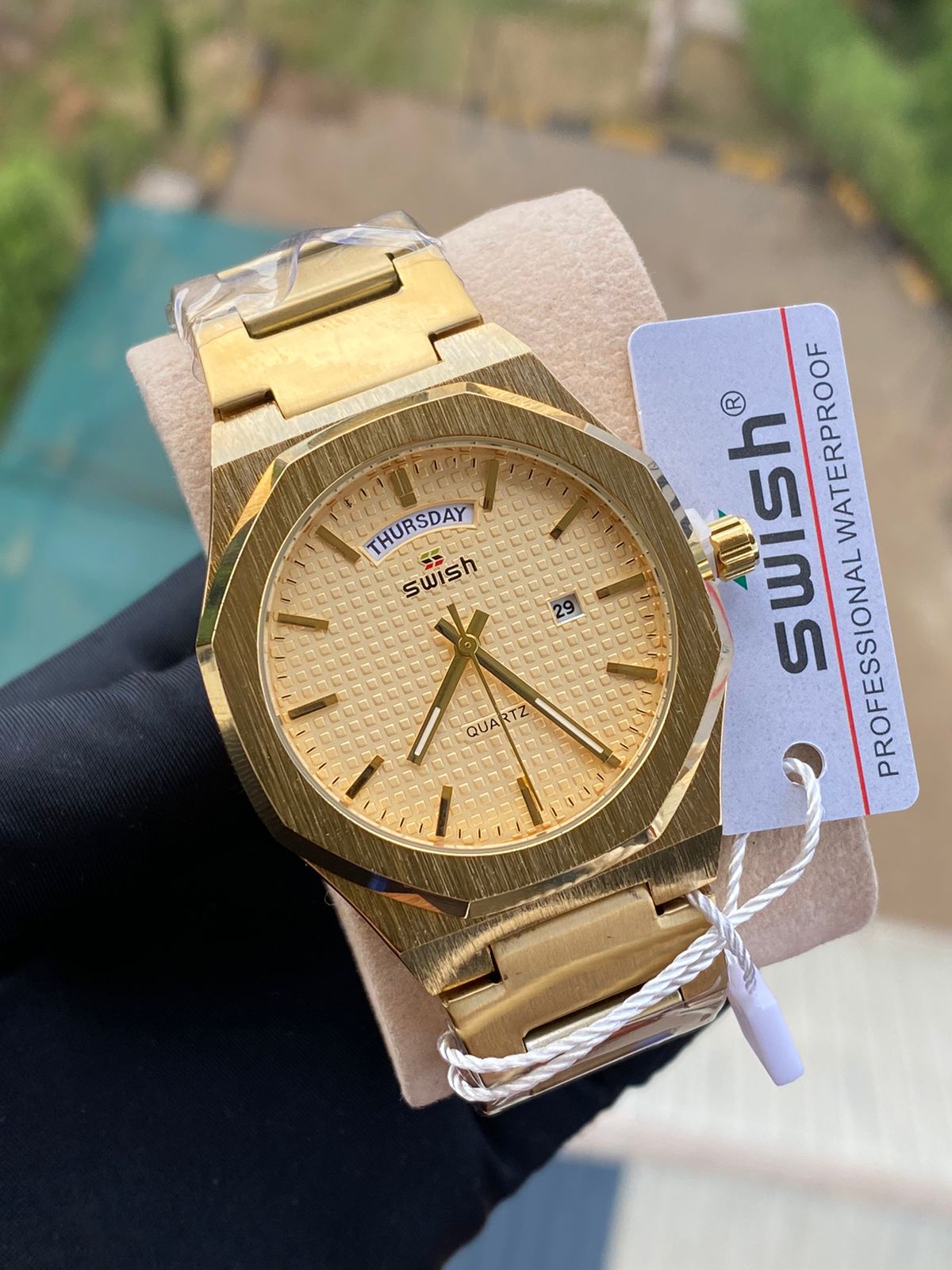 Swish octagonal business watch