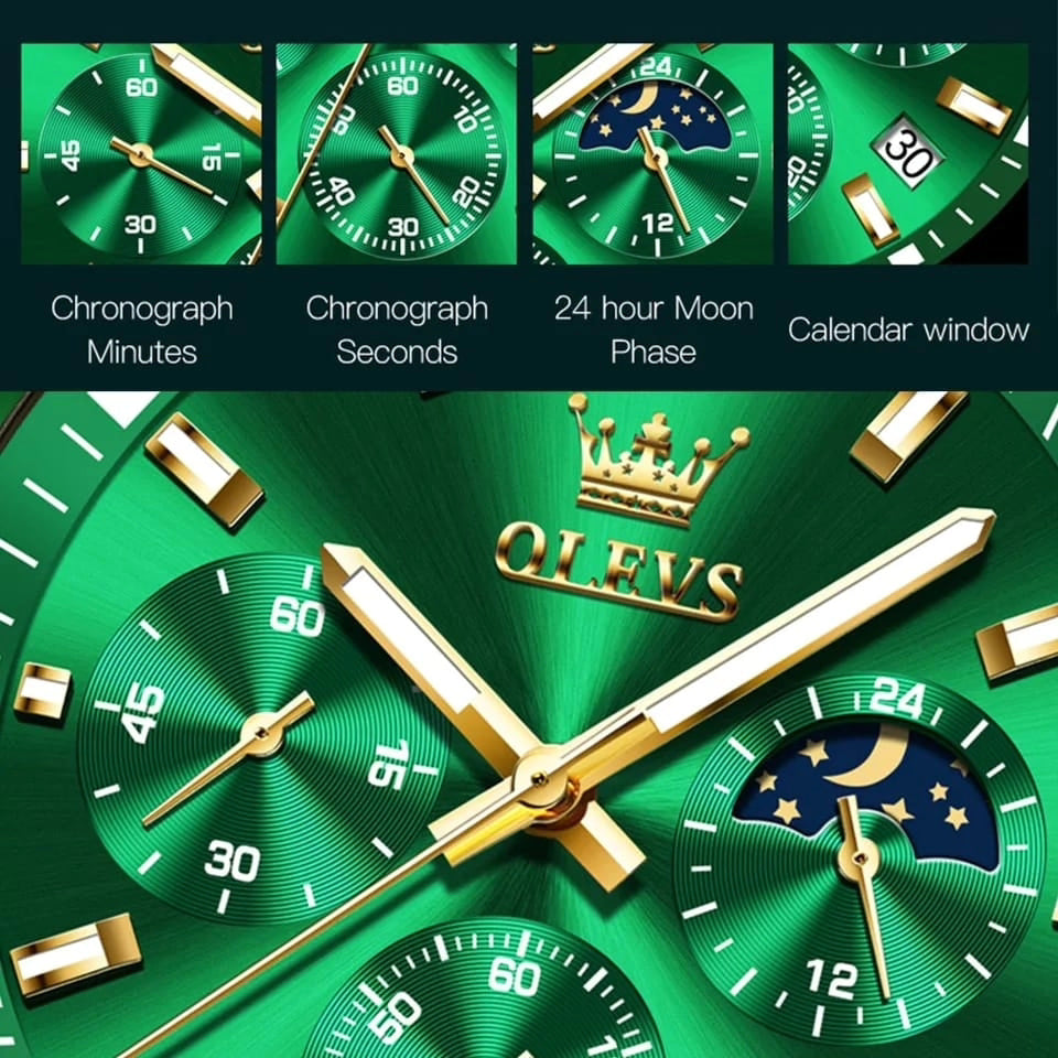 OLEVS 2870 GENTS Chronograph watch