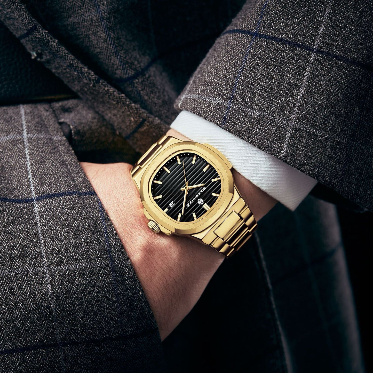 Golden hour casual watch