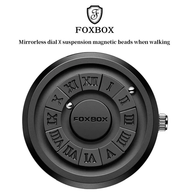 FOXBOX MAGNETIC ROLLING BEADS QUARTZ WATCH