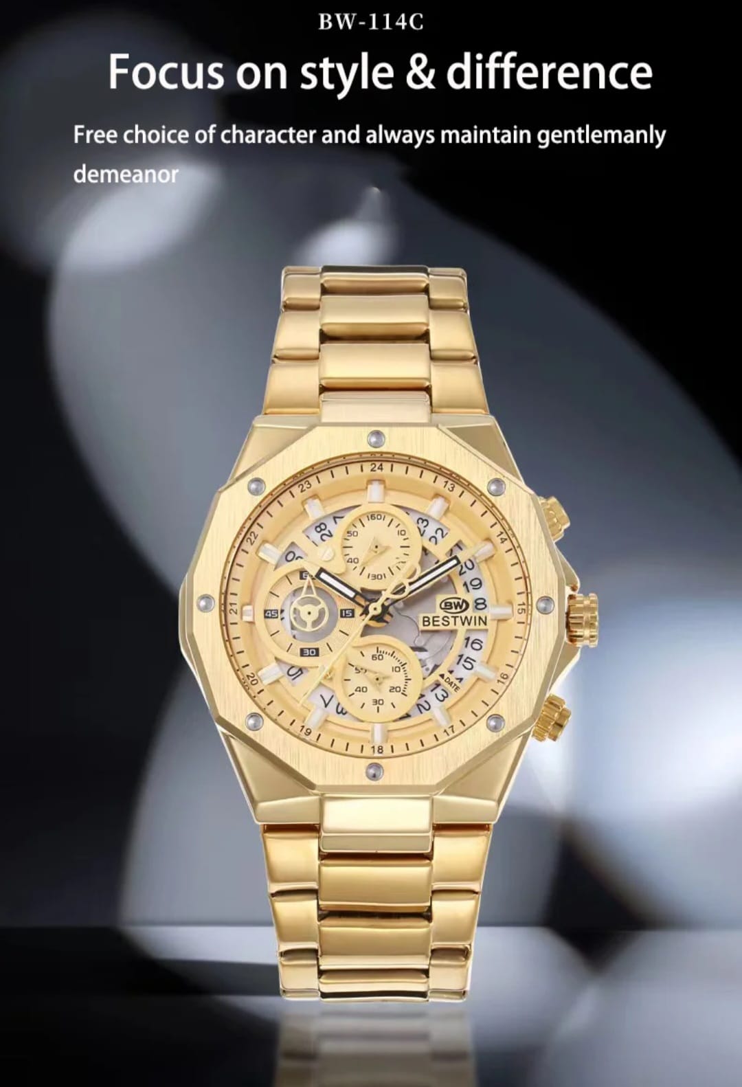 BESTWIN chronograph watch