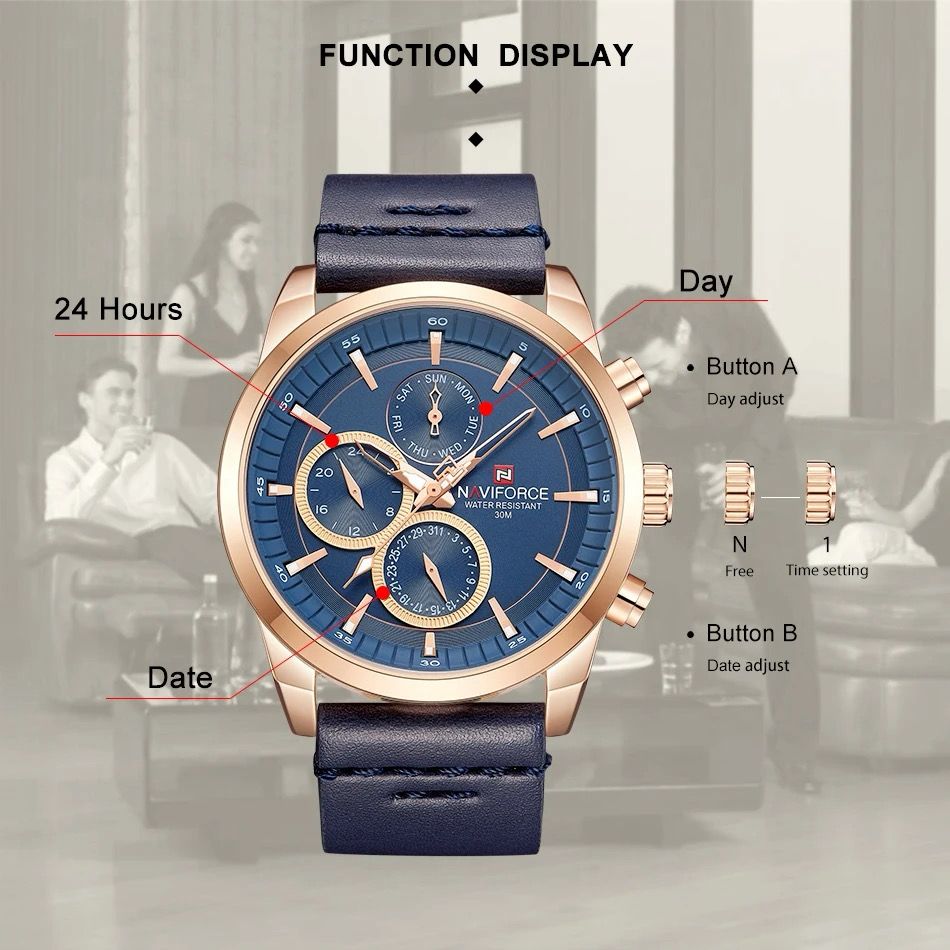 NAVIFORCE NF 9148 CLASSIC WATCH