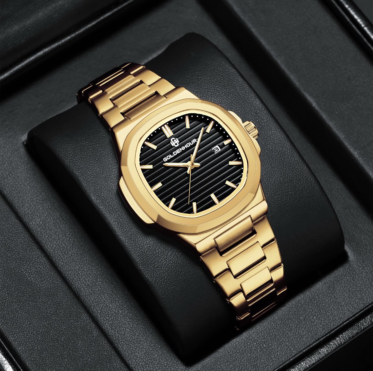 Golden hour casual watch