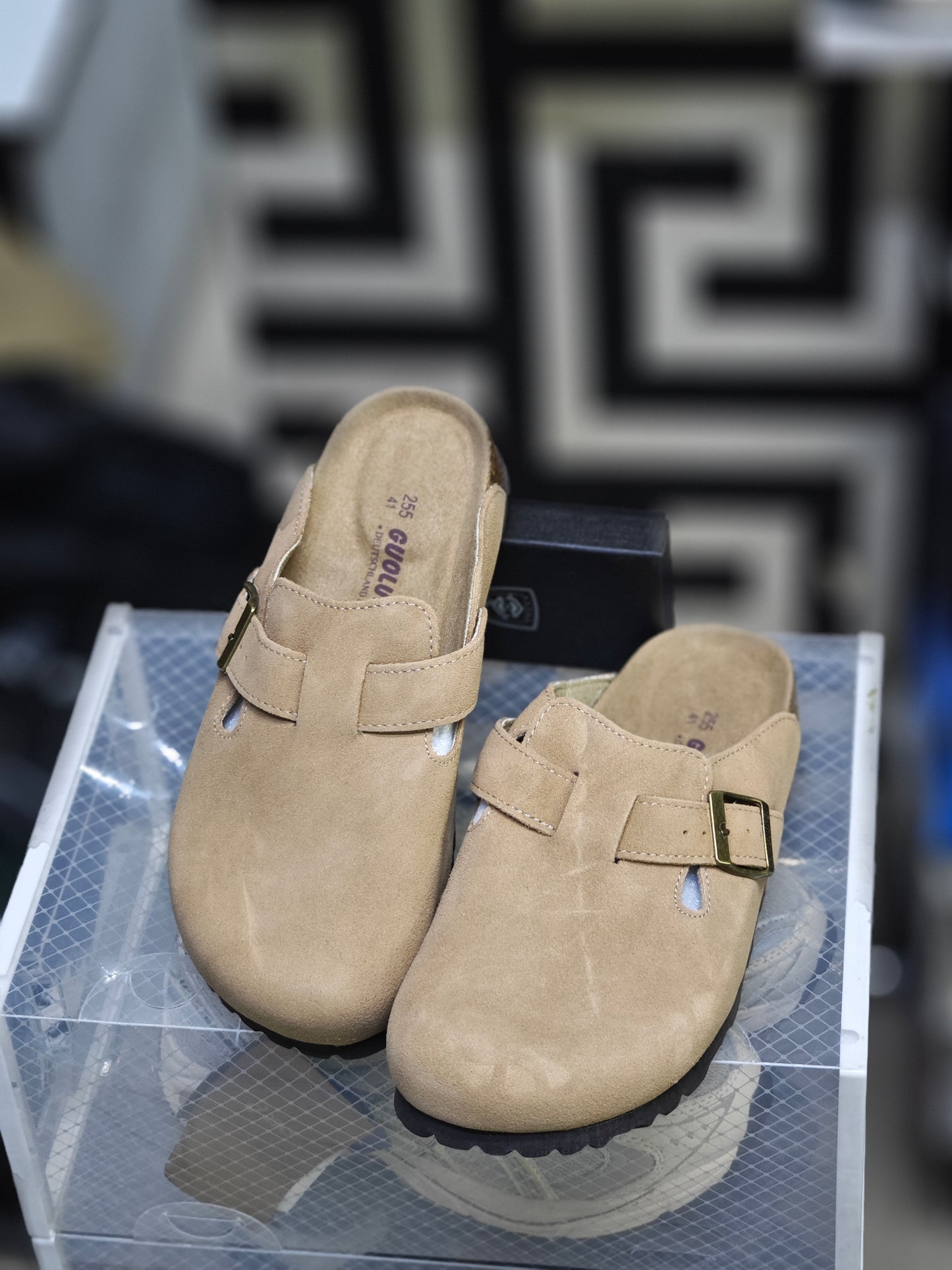 GUOLUOFEI CLOG MULES