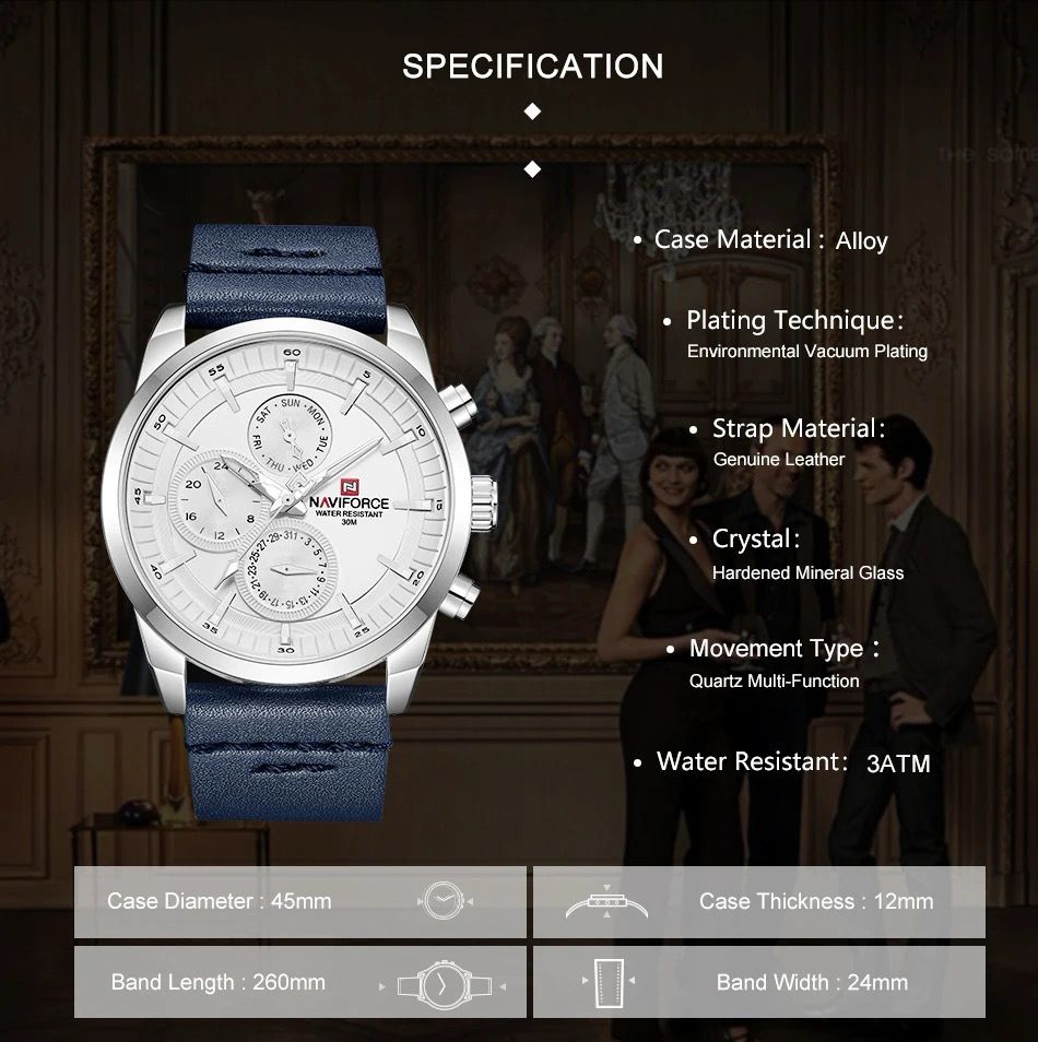 NAVIFORCE NF 9148 CLASSIC WATCH
