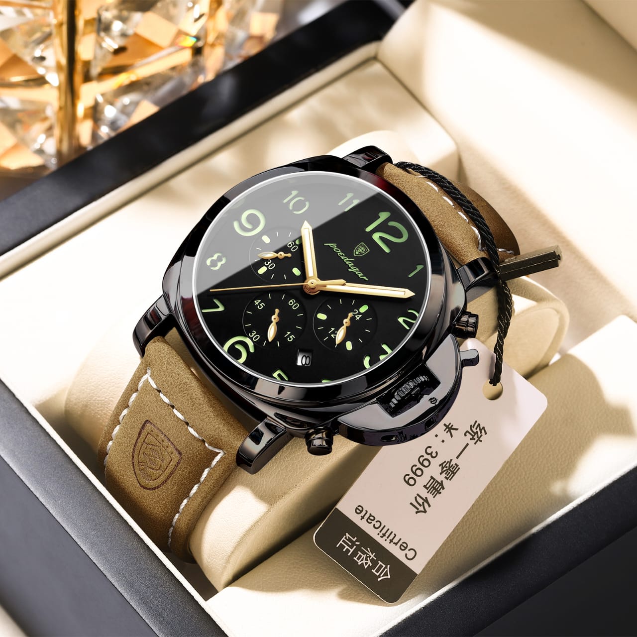 Poedagar Gents Chronograph watch