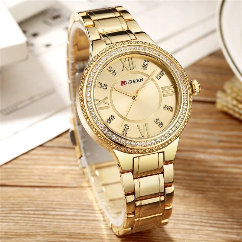 A Curren Ladies 9004 casual luxury watch