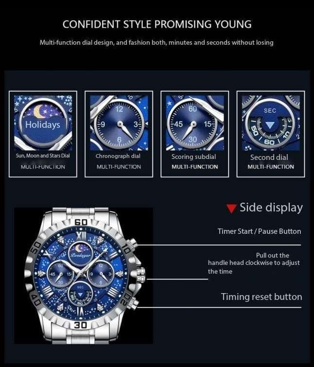 Poedagar 973 Gents Chronograph