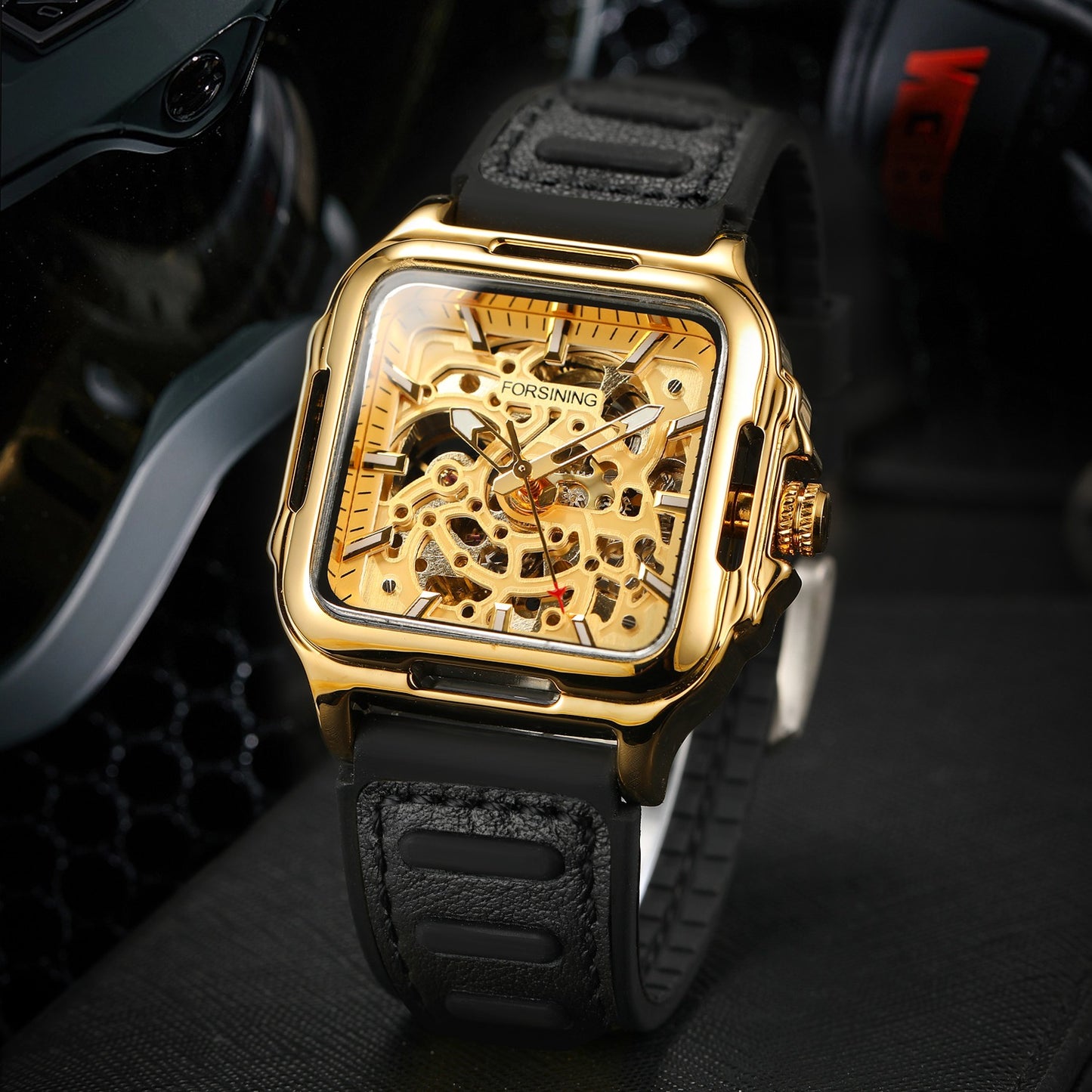 Forsining Square Tourbillion Automatic watch
