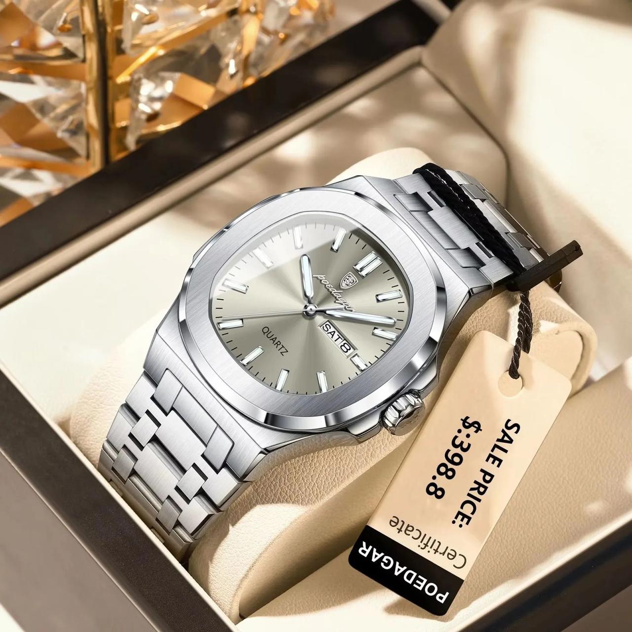 A .Poedagar 853 Analogue Quartz Watch Men