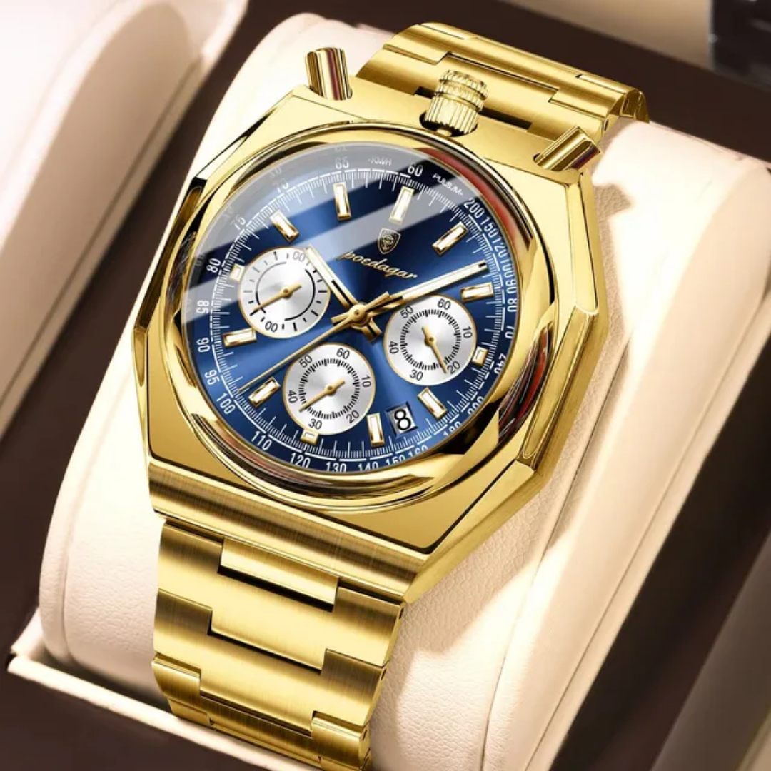 Poedagar Model 897B chronograph watch