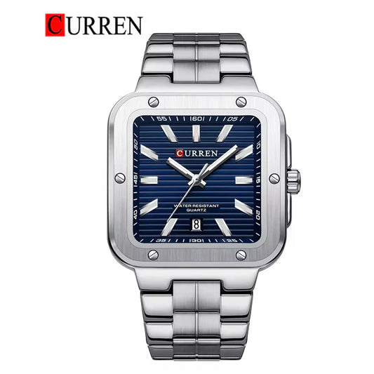 1CURREN 8479 CLASSIC SQUARE DIAL WATCH