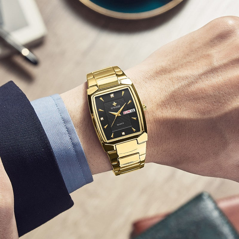 Men quartz day and date