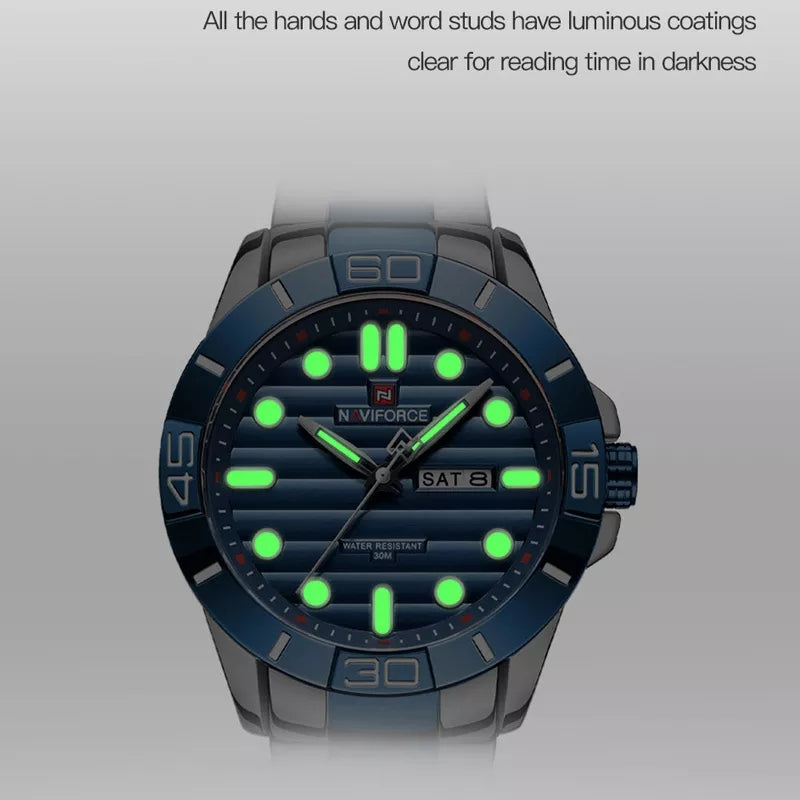 NAVIFORCE NF 9198 DAY&DATE DISPLAY QUARTZ WATCH