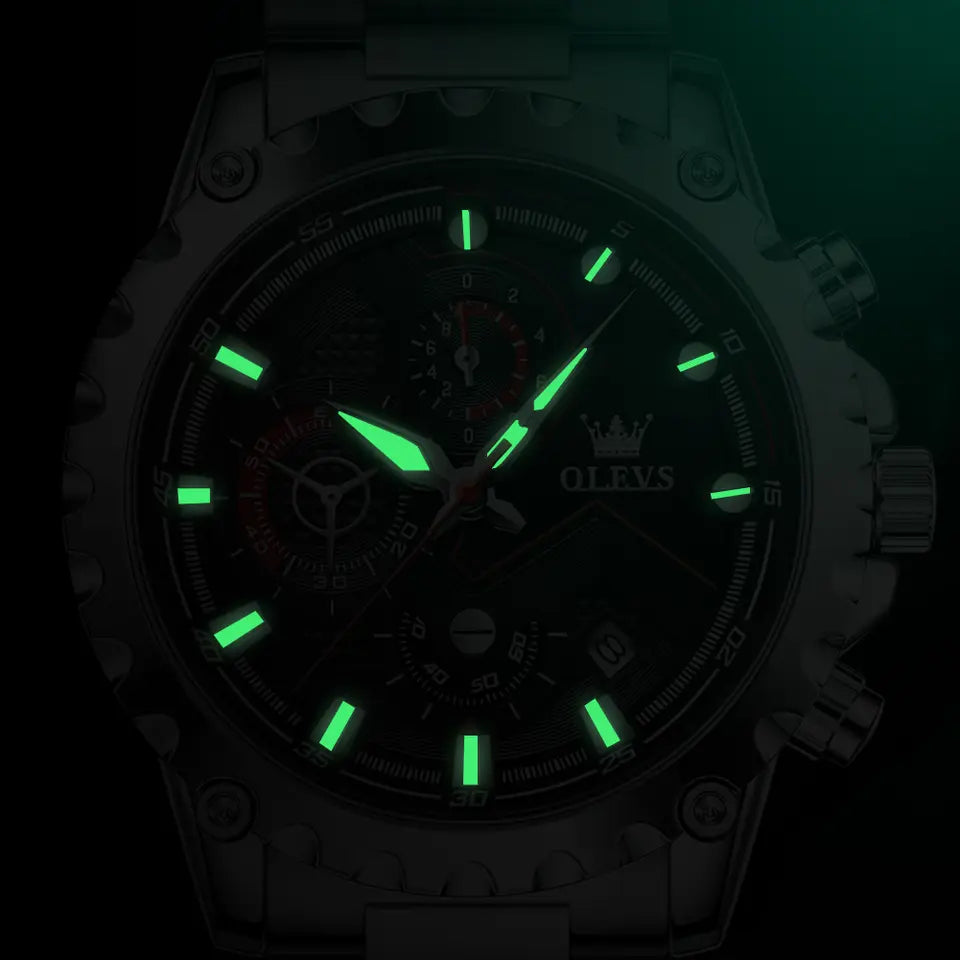 OLEVS Leather 2873 watch
