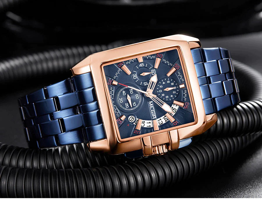 Men square watch MGE46