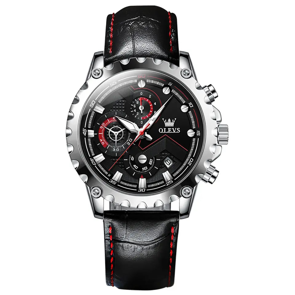 OLEVS Leather 2873 watch