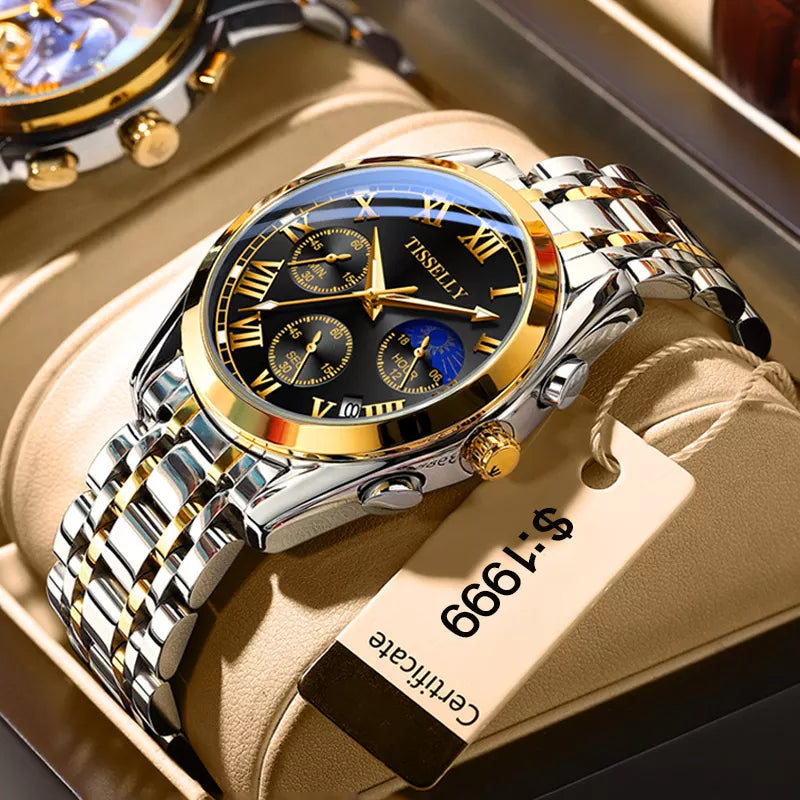Tisselly Gents Quartz Chrono