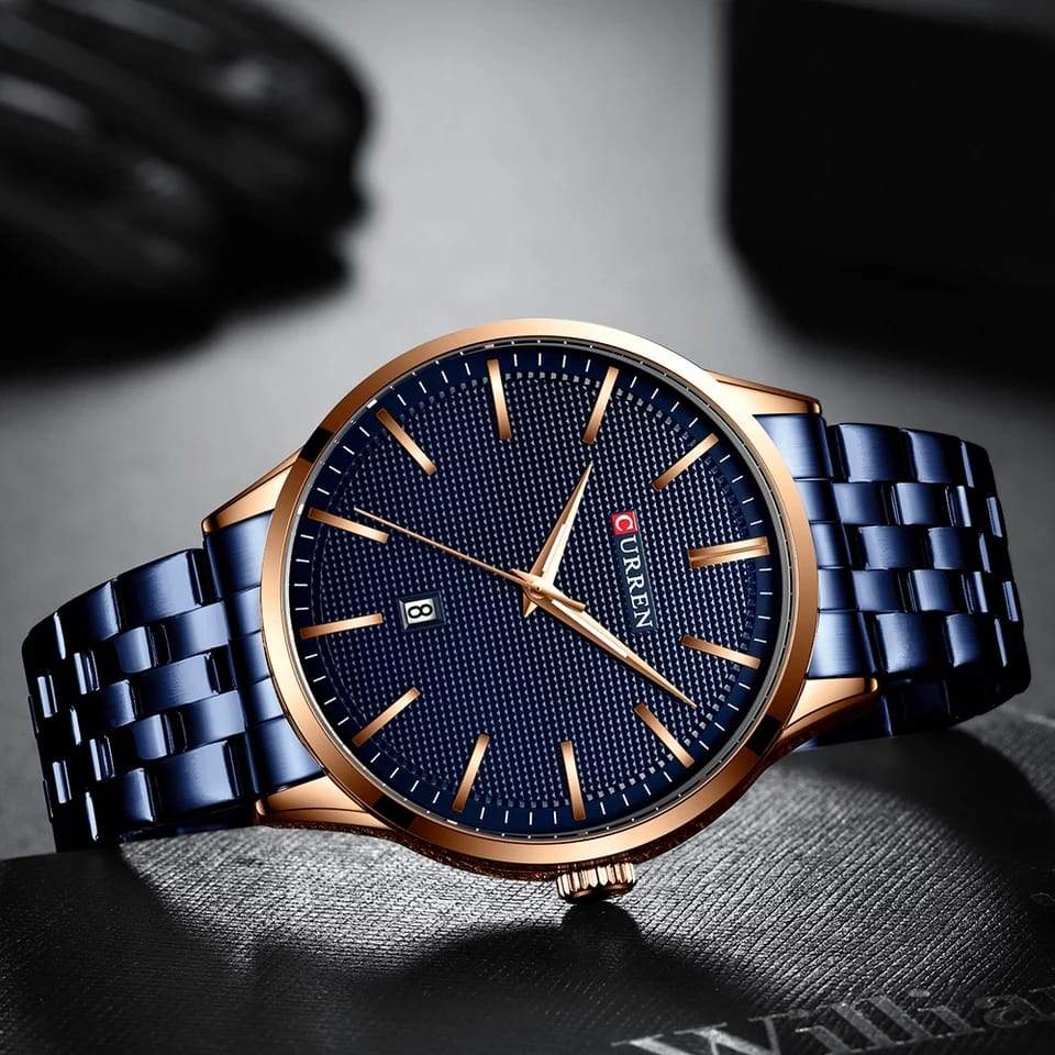 Curren 8364 Men's Date Steel Business Quartz Watch