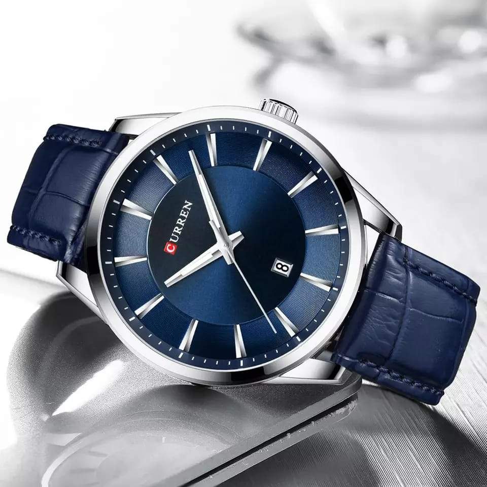 CURREN 8365 Top Brand Luxury Mens Watches Male Clocks Date Sport Military Clock Leather Strap Quartz Business Men Watch